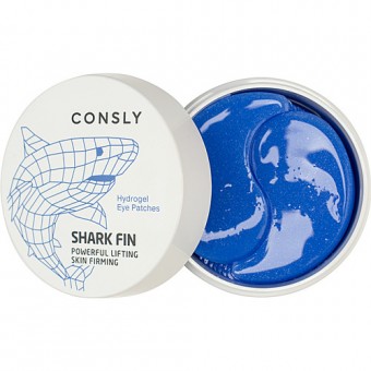 Consly Hydrogel Shark Fin Eye Patches - Патчи для глаз с экстрактом акульего плавника